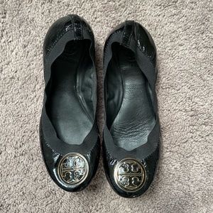 Black Tory Burch Flats